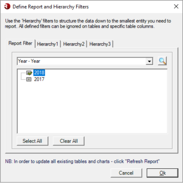 Report Filters Form
